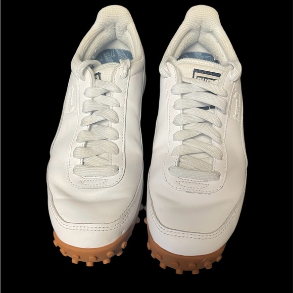 PUMA Easy Rider Leather Retro Sneakers - White 6.5 - Picture 2 of 6